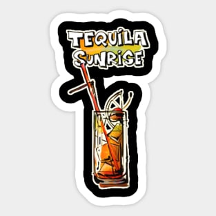 Tequila Sunrise Sticker